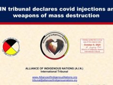 Uluslararası mahkeme Covid19 aşılarını kitlesel imha silahı olarak gösterdi mi?